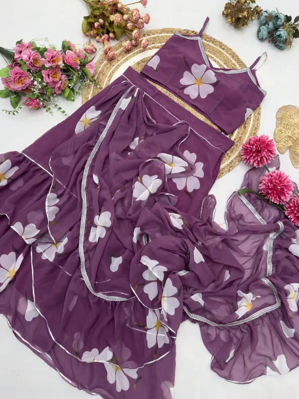 Faux_Georgette_Ruffle_Ready_to_Wear_Saree_with_Blouse