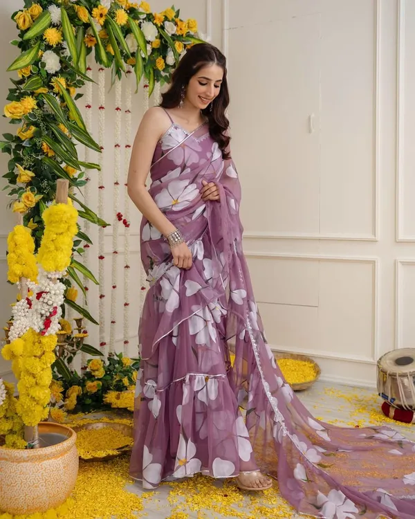 Faux_Georgette_Ruffle_Ready_to_Wear_Saree_with_Blouse