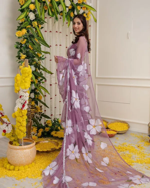 Faux_Georgette_Ruffle_Ready_to_Wear_Saree_with_Blouse
