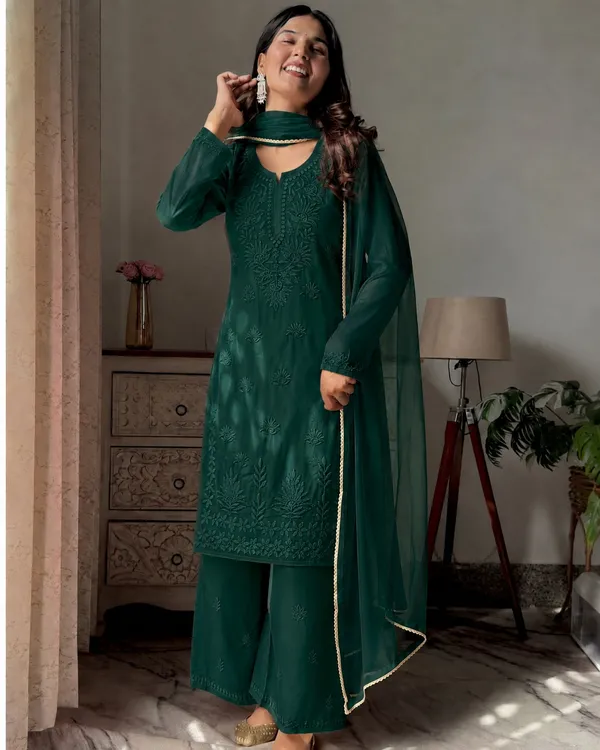 Festival_Collection_Chikankari_Suit_Top_Plazzo_Dupatta_Set