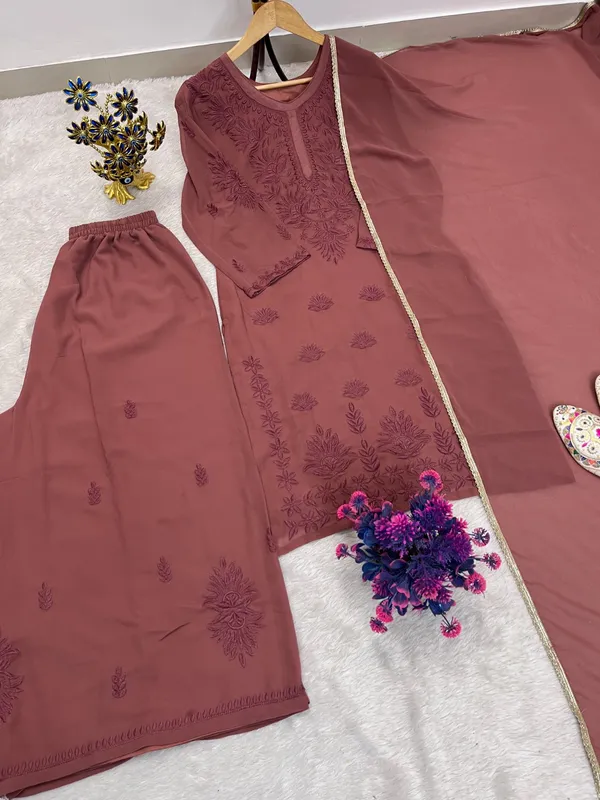 Festival_Collection_Chikankari_Suit_Top_Plazzo_Dupatta_Set