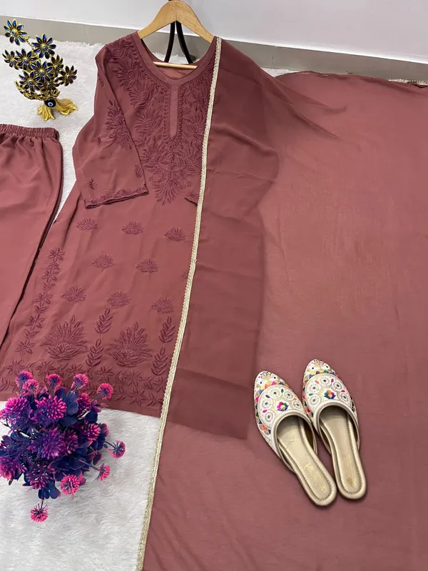 Festival_Collection_Chikankari_Suit_Top_Plazzo_Dupatta_Set
