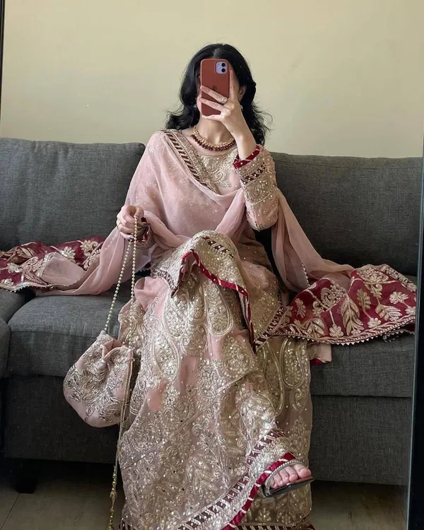 Fox_Georgette_Embroidery_Codding_Sequence_Sharara_Set