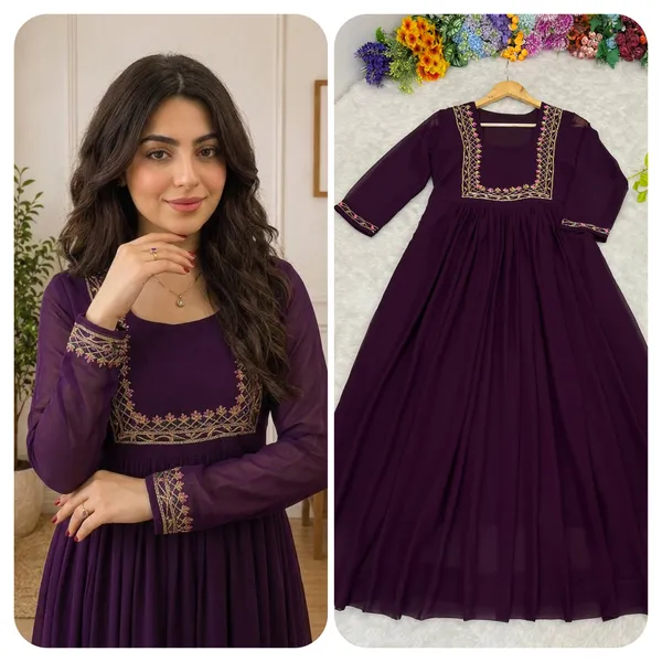 Fox_Georgette_Handwork_Kurti