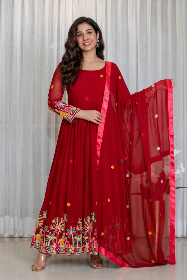 Fox_Georgette_Shine_Embroidery_Gown_Pent_Dupatta_Set