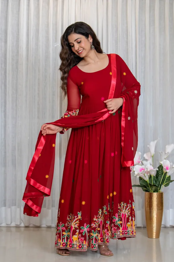 Fox_Georgette_Shine_Embroidery_Gown_Pent_Dupatta_Set