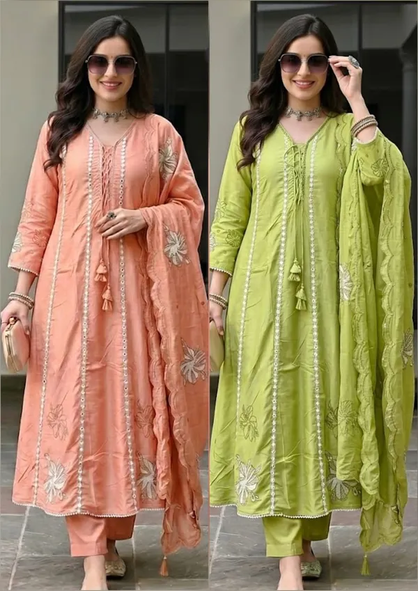 Heavy_Chanderi_Silk_Embroidered_Kurti_Set