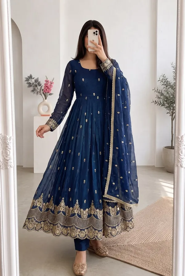 Heavy_Crunchy_Silk_Embroidery_Party_Wear_Gown_Set