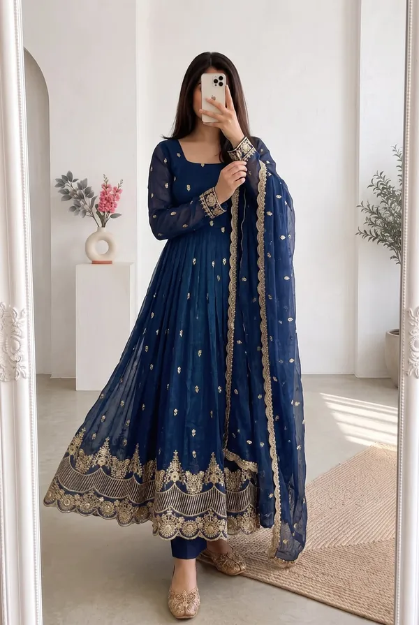 Heavy_Crunchy_Silk_Embroidery_Party_Wear_Gown_Set