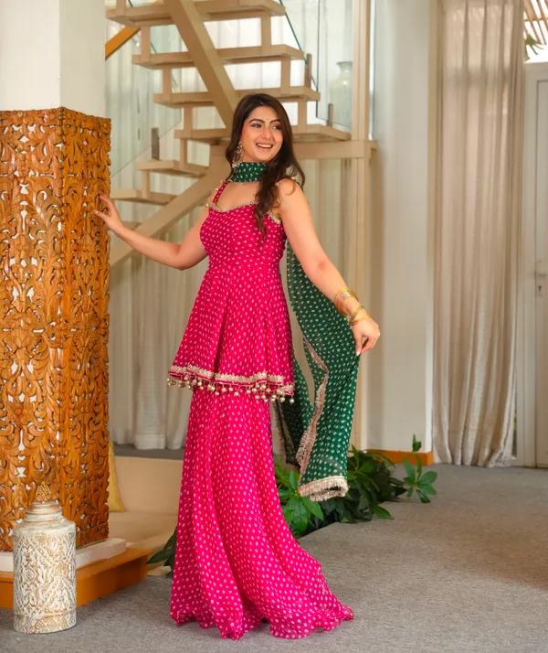 Heavy_Faux_Georgette_Bandhej_Print_Kediya_Plazzo_Dupatta_Set