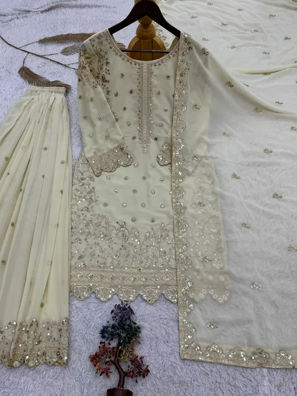 Heavy_Faux_Georgette_Embroidered_Top-Plazzo_and_Dupatta_Set