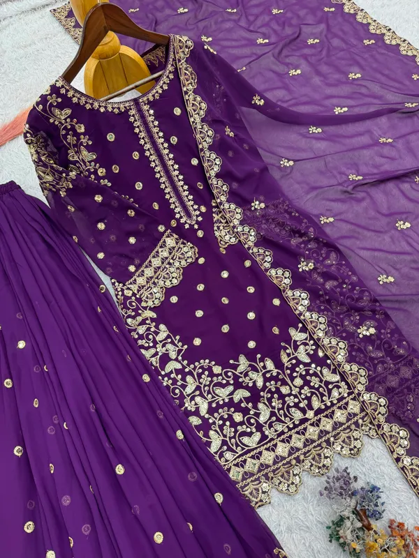 Heavy_Faux_Georgette_Embroidered_Top-Plazzo_and_Dupatta_Set