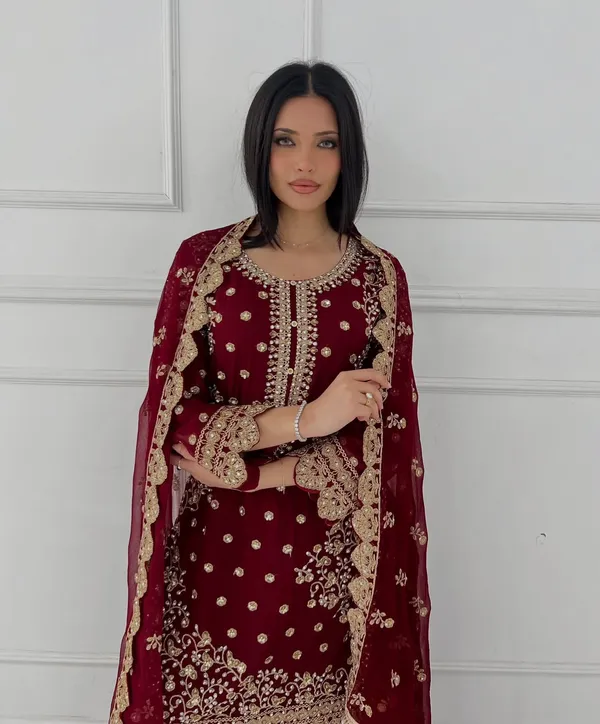 Heavy_Faux_Georgette_Embroidered_Top-Plazzo_and_Dupatta_Set