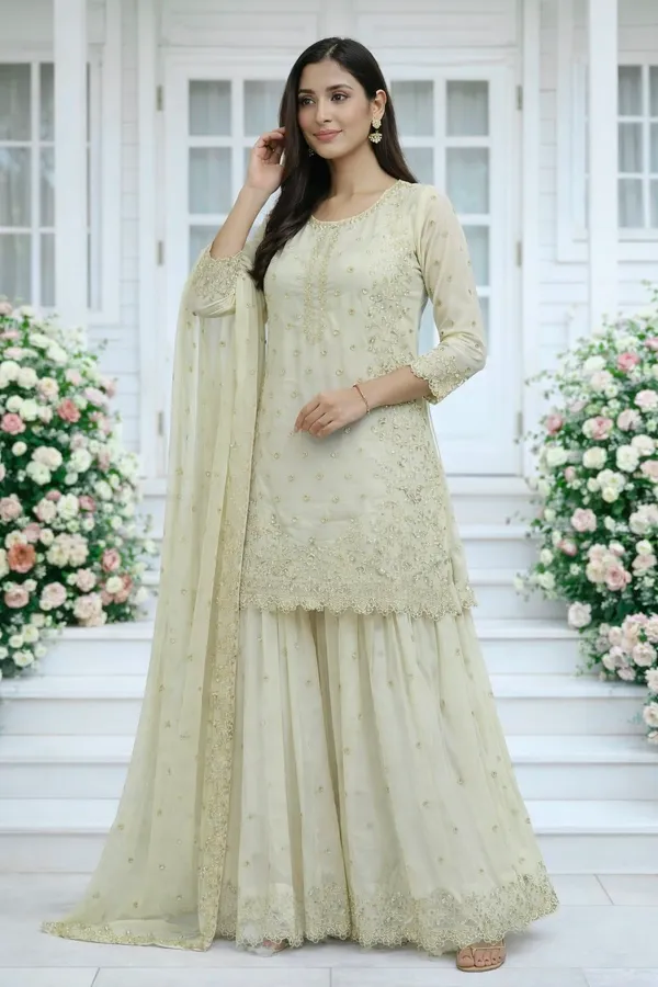Heavy_Faux_Georgette_Embroidered_Top-Plazzo_and_Dupatta_Set