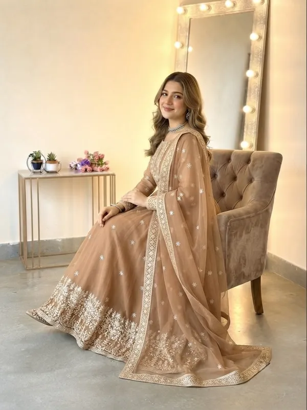 Heavy_Georgette_Embroidered_Gown_with_Pant_&_Dupatta