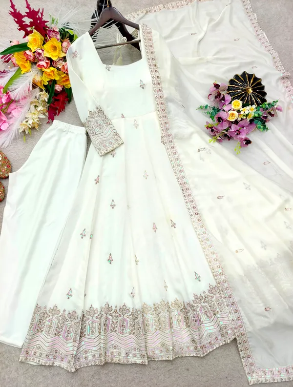 Heavy_Georgette_Embroidered_Gown_with_Pant_&_Dupatta