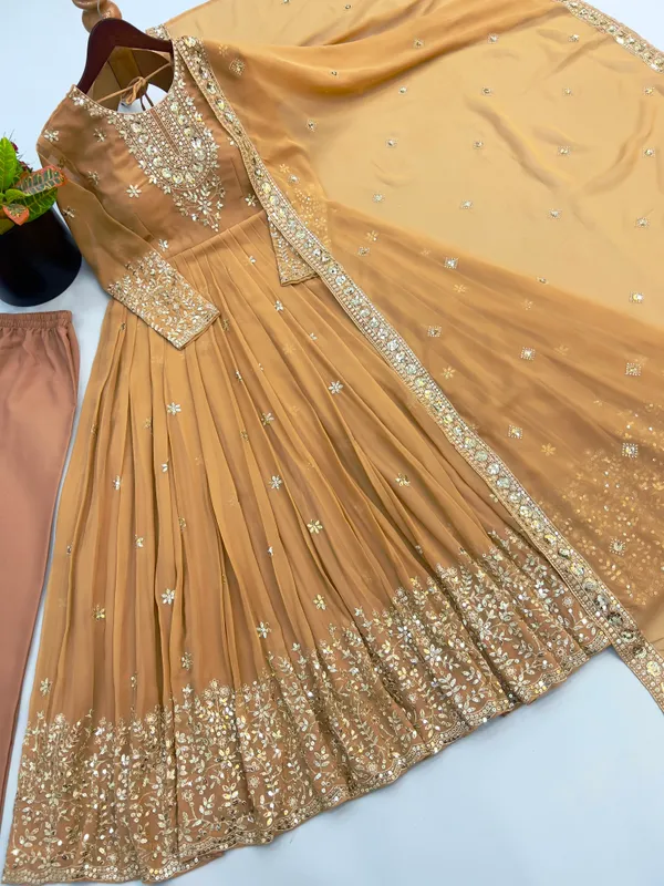 Heavy_Georgette_Embroidered_Gown_with_Pant_&_Dupatta