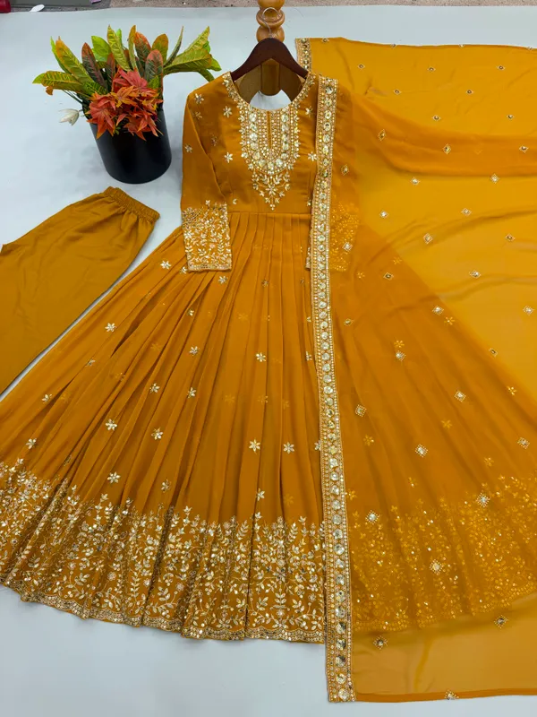 Heavy_Georgette_Embroidered_Gown_with_Pant_&_Dupatta