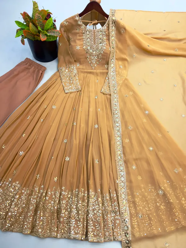 Heavy_Georgette_Embroidered_Gown_with_Pant_&_Dupatta
