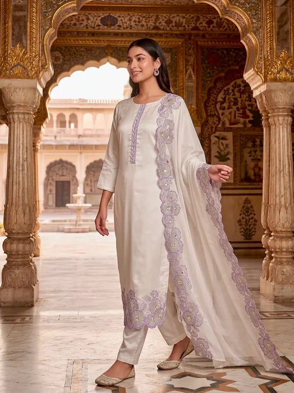 Heavy_Roman_Glass_Silk_Embroidered_Long_Kurti_Set_with_Dupatta