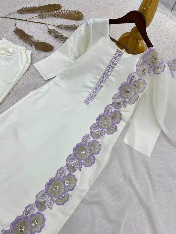 Heavy_Roman_Glass_Silk_Embroidered_Long_Kurti_Set_with_Dupatta
