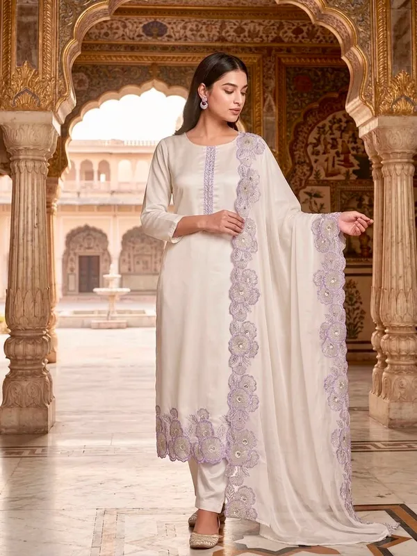 Heavy_Roman_Glass_Silk_Embroidered_Long_Kurti_Set_with_Dupatta