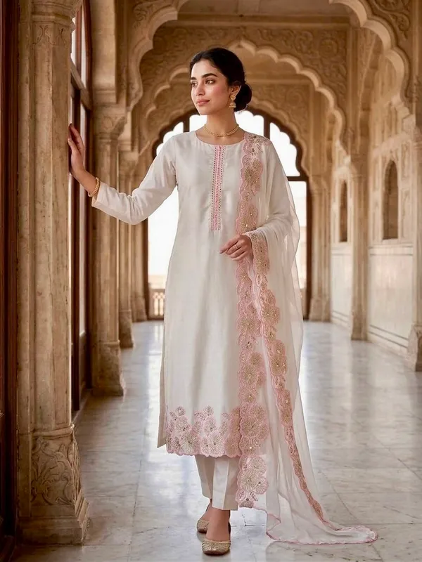 Heavy_Roman_Glass_Silk_Embroidered_Long_Kurti_Set_with_Dupatta