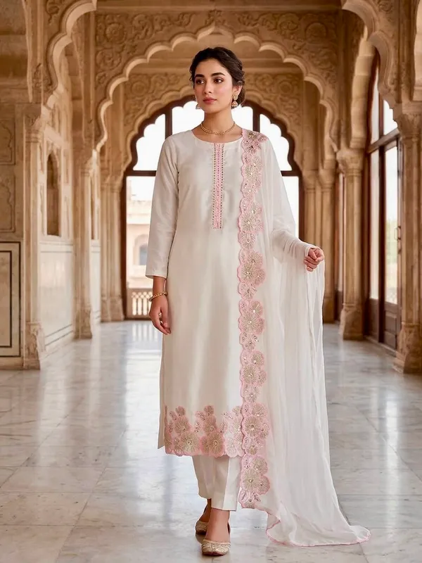 Heavy_Roman_Glass_Silk_Embroidered_Long_Kurti_Set_with_Dupatta