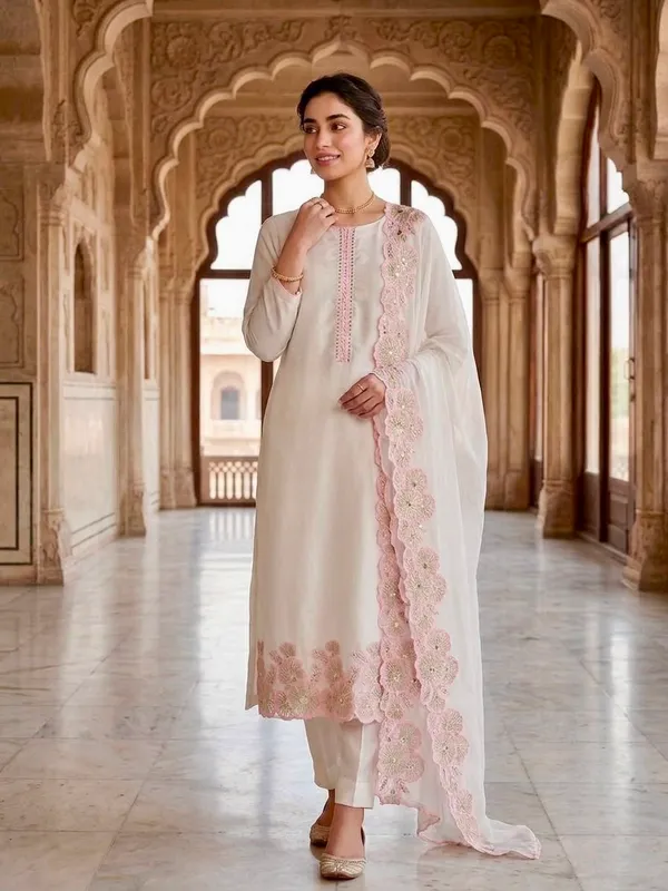 Heavy_Roman_Glass_Silk_Embroidered_Long_Kurti_Set_with_Dupatta