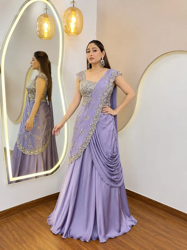Lehenga_Style_Saree_Indo-Western_with_Blouse_Set