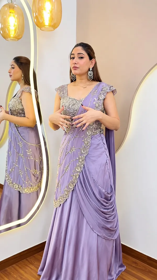 Lehenga_Style_Saree_Indo-Western_with_Blouse_Set