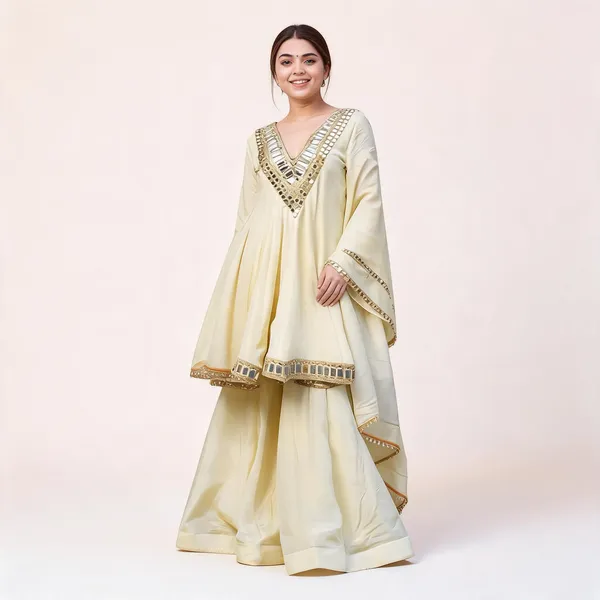 Cream_Palazzo_Pair_With_Real_Mirror_And_Embroidery_Work_For_Women