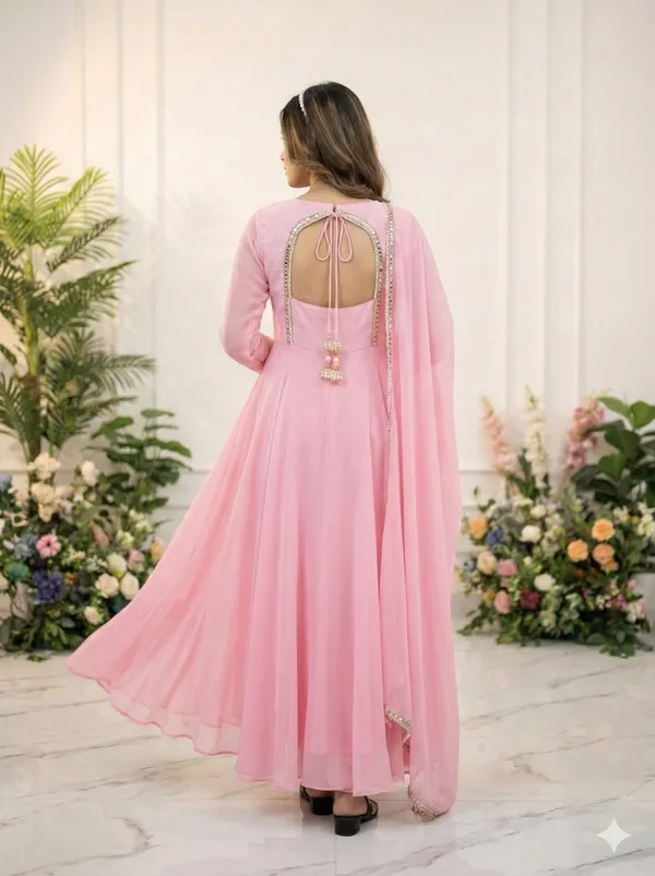 Pink_Fox_Georgette_Party_Wear_Gown_with_Dupatta_&_Pant