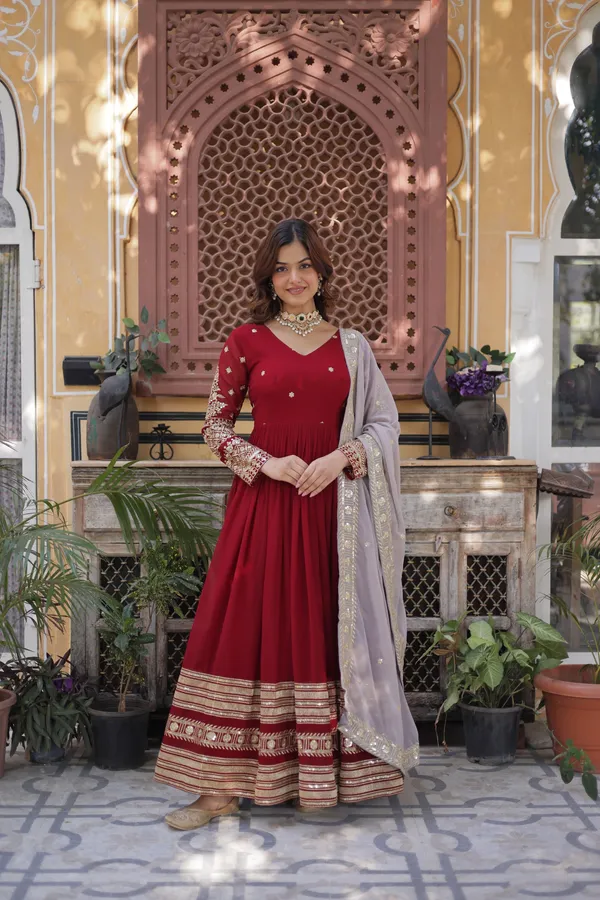Premium_Designer_Readymade_Gown_with_Dupatta