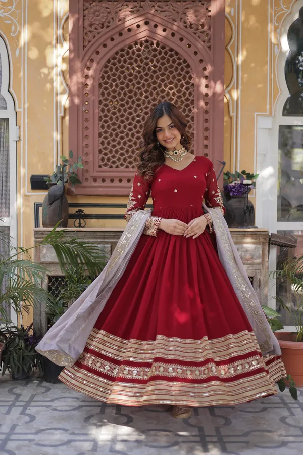 Premium_Designer_Readymade_Gown_with_Dupatta