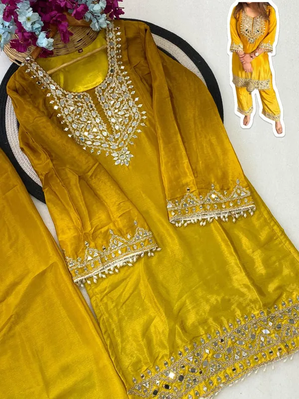 Premium_Hand_Embroidered_Mirror_Work_Ombre_Co-Ord_Set