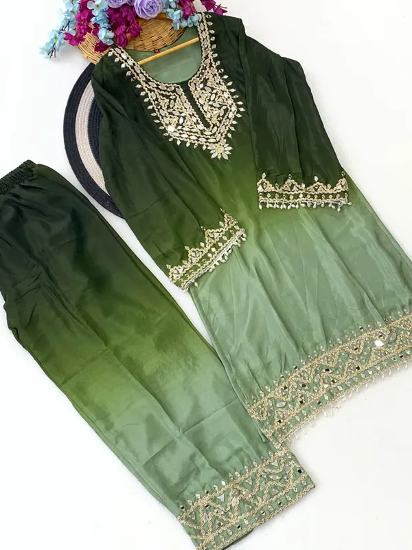 Premium_Hand_Embroidered_Mirror_Work_Ombre_Co-Ord_Set