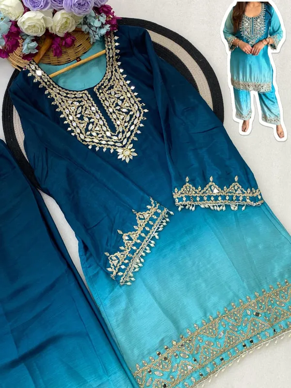 Premium_Hand_Embroidered_Mirror_Work_Ombre_Co-Ord_Set