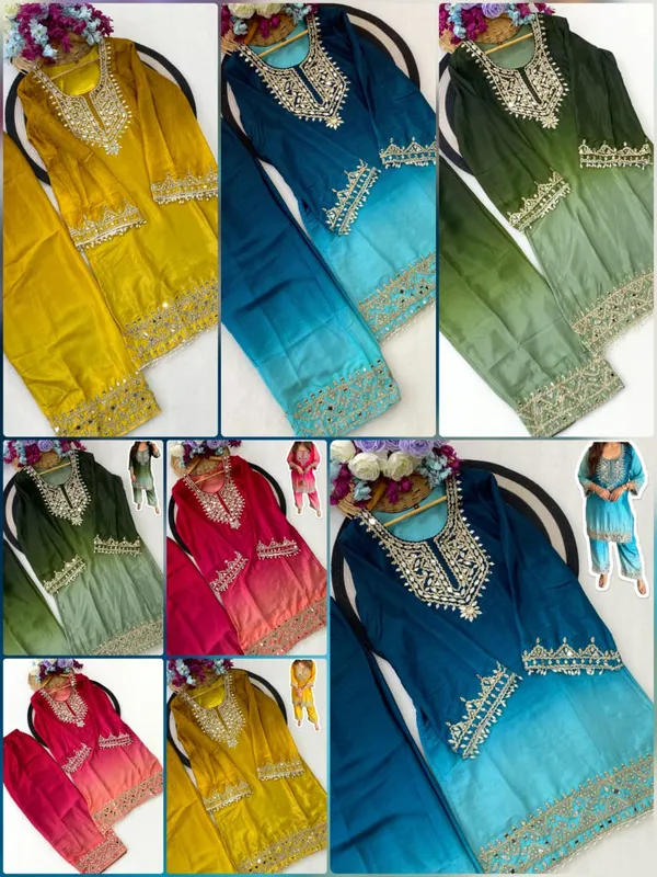 Premium_Hand_Embroidered_Mirror_Work_Ombre_Co-Ord_Set