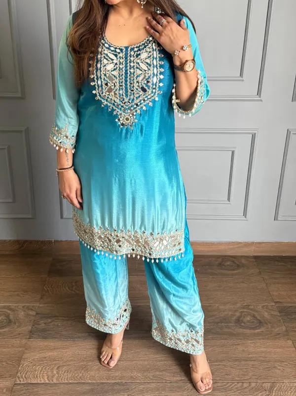 Premium_Hand_Embroidered_Mirror_Work_Ombre_Co-Ord_Set