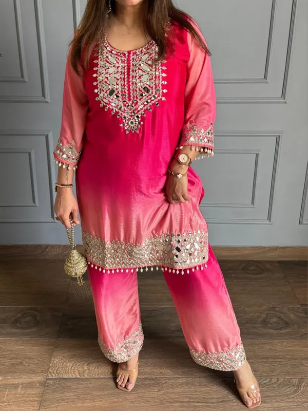 Premium_Hand_Embroidered_Mirror_Work_Ombre_Co-Ord_Set