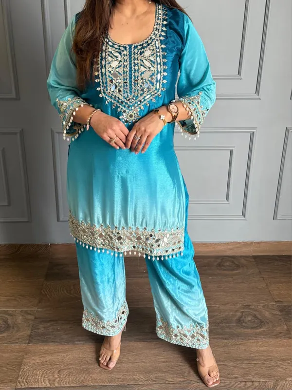 Premium_Hand_Embroidered_Mirror_Work_Ombre_Co-Ord_Set