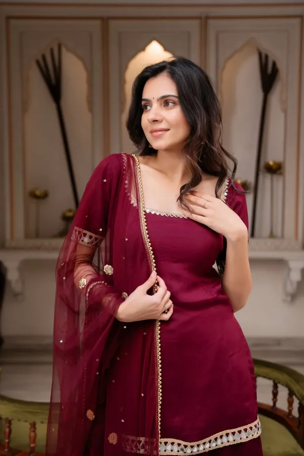 Premium_Maroon_Chinon_Palazzo_Suit_Set_woman_|_Wedding,_Festive_&_Party_Wear