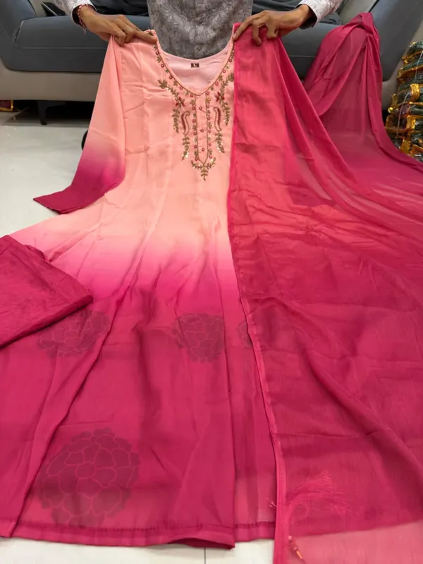 Premium_Orange_Chiffon_Anarkali_Kali_Gown_Suit_Set