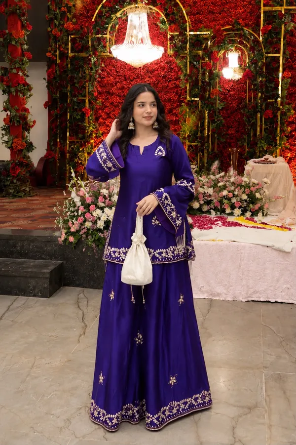 Premium_Purple_Kurti_Palazzo_Set_with_Embroidered_Dupatta