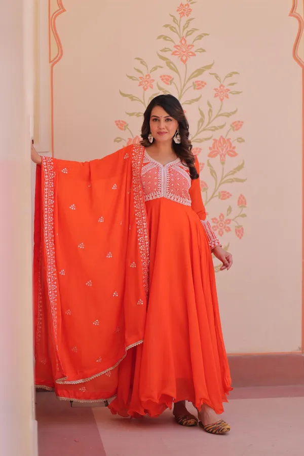 Premium_Readymade_Gown_Dupatta_Set