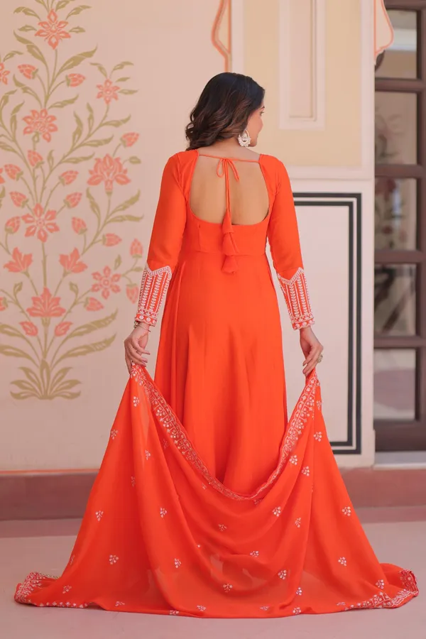 Premium_Readymade_Gown_Dupatta_Set