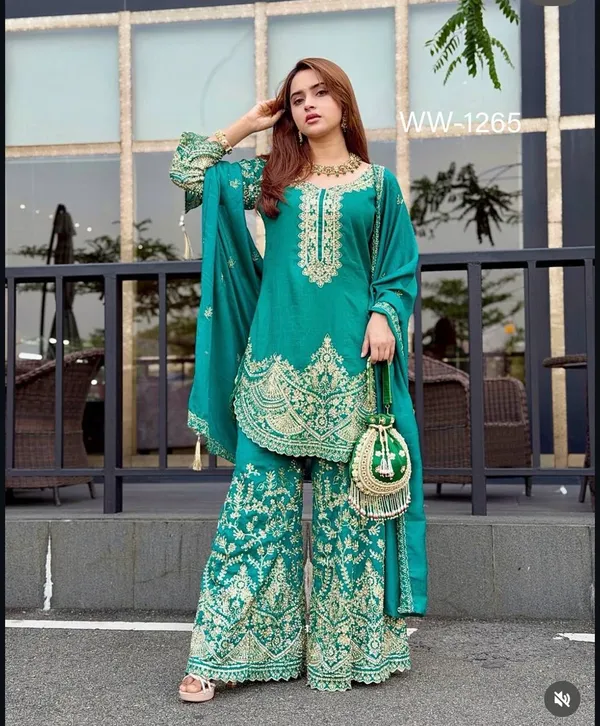 Pure_Chinon_Silk_Embroidered_Top_Pent_Palazzo_Dupatta_Set