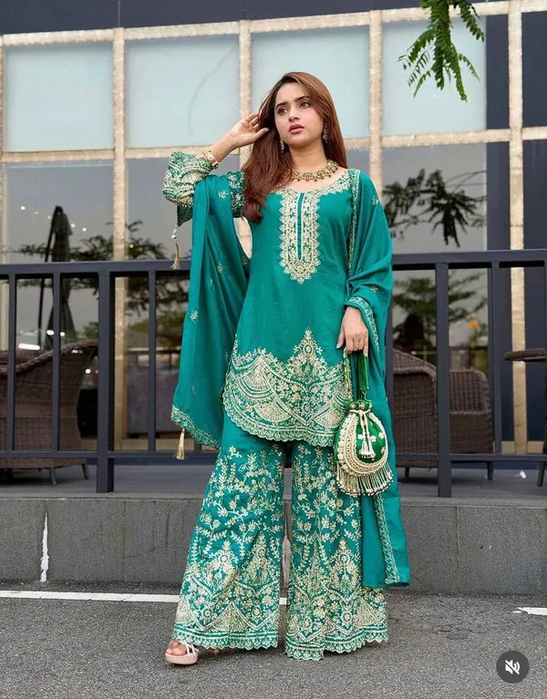 Pure_Chinon_Silk_Embroidered_Top_Pent_Palazzo_Dupatta_Set
