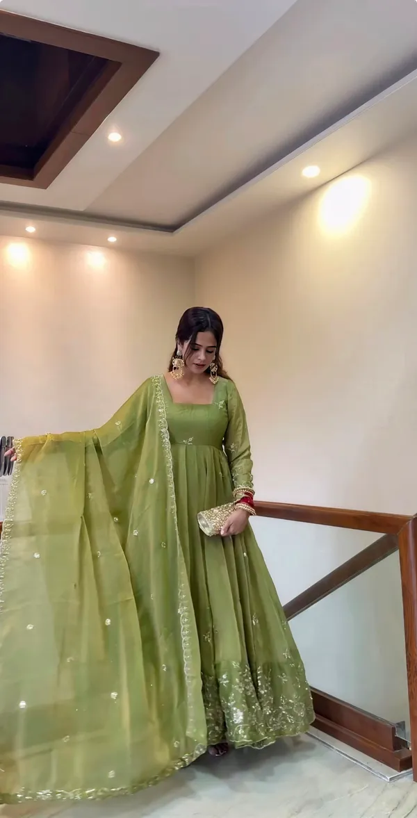 Pure_Fendy_Silk_Embroidery_Gown_Sharara_Dupatta_Set